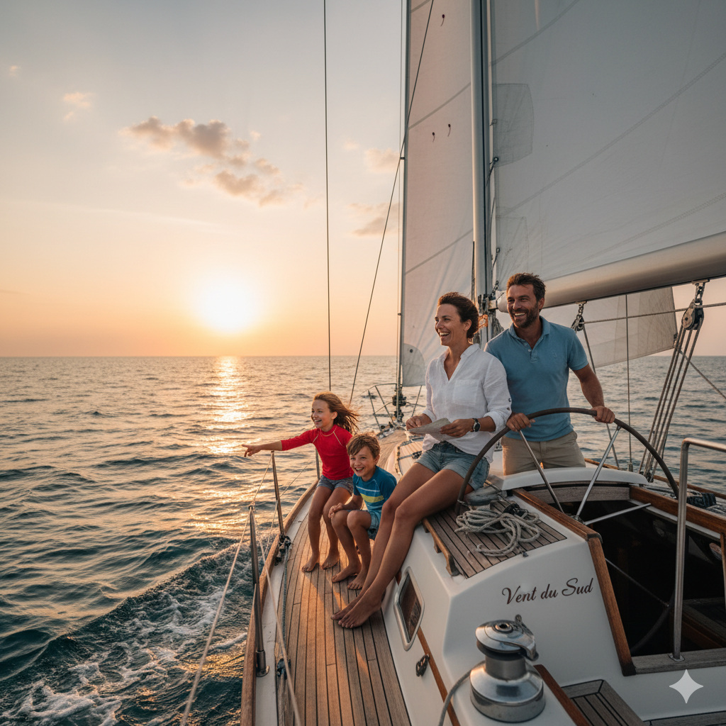Welches Segelboot soll man für einen Familienurlaub mieten?