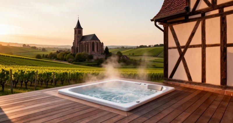 Entspannung pur: Ein Ferienhaus mit Whirlpool im malerischen Hunawihr
